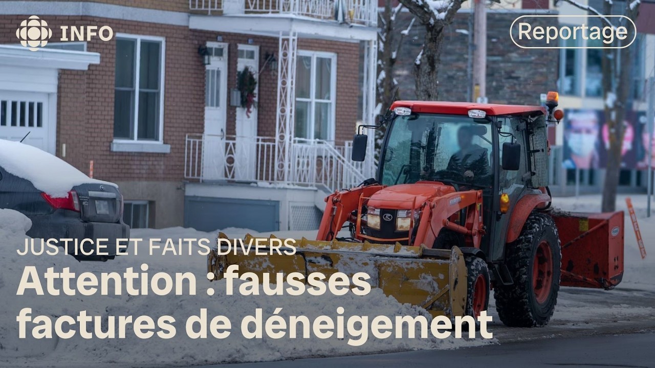 Alerte à la fraude : des déneigeurs de Trois-Rivières victimes d'un stratagème de fausses factures