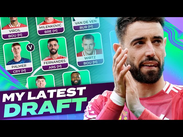 MY LATEST FPL DRAFT 💪 | BEST RANK 1,294th 🌍 | Fantasy Premier League Tips 2025/26