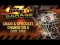 BikeBandit Garage: How-to Change a Chain and Sprocket on a Dirt Bike M