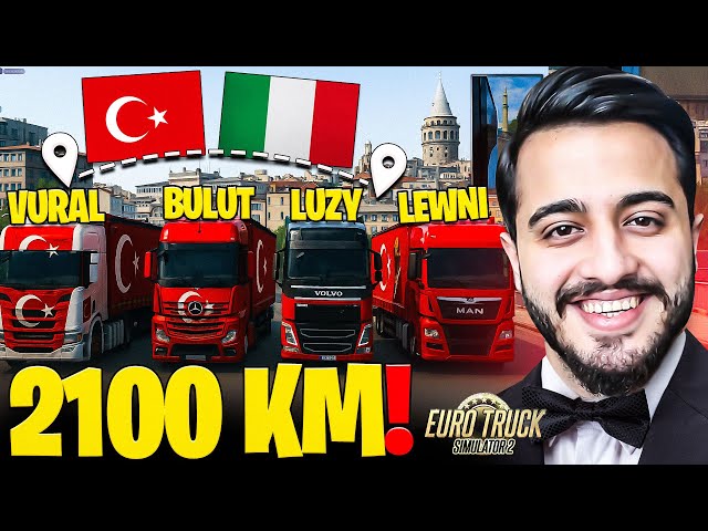 TEKRAR ETS 2'YE BAŞLAYIP TÜRKİYE'DEN İTALYA'YA MAL GÖTÜRDÜK! (2.100 KM) Euro Truck Simulator 2