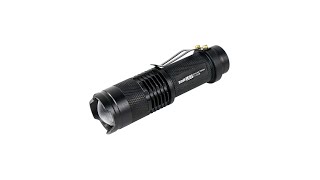 Pratinjau video produk TaffLED Senter LED 3800 Lumens Waterproof Pocketman COB Zoomable - P1