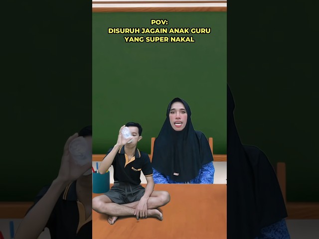 Ketika Guru Bawa Anak Ke Sekolah
