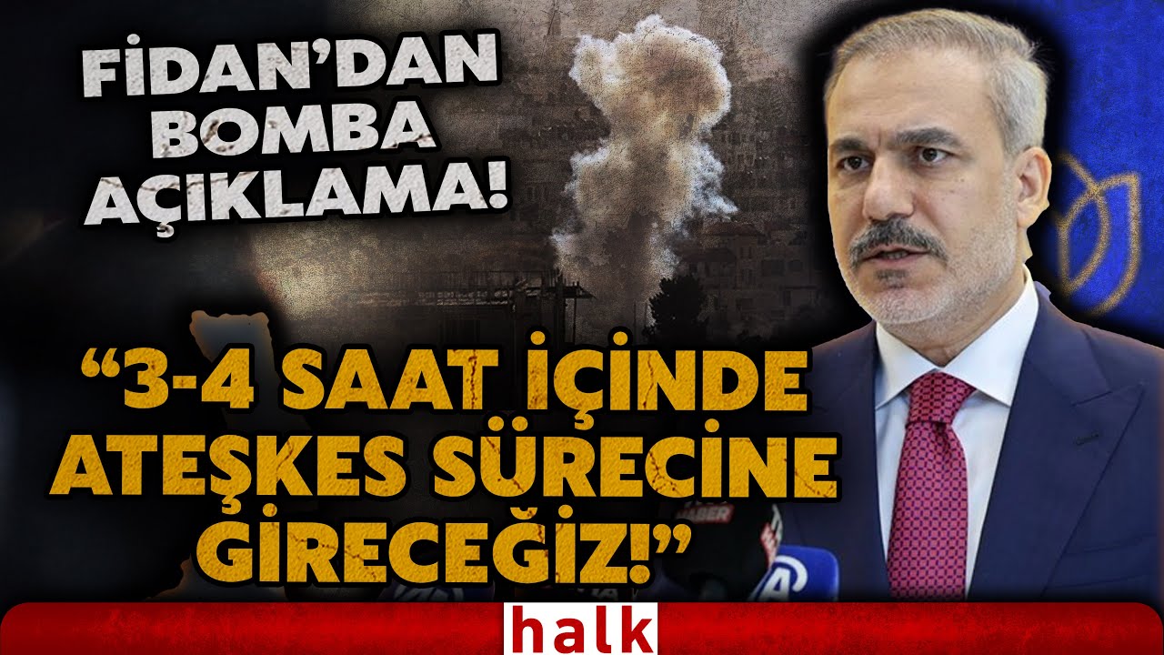 İsrail Şam'a saldırdı... Hakan Fidan'dan flaş açıklama: 3-4 saat içinde ateşkes sürecine gireceğiz