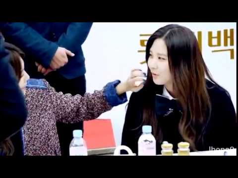 Sooyoung taking care of Seohyun complilation