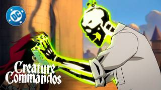 Creature Commandos - Dr. Phosphorus BURNS Circe 🔥 | Super Scenes | DC