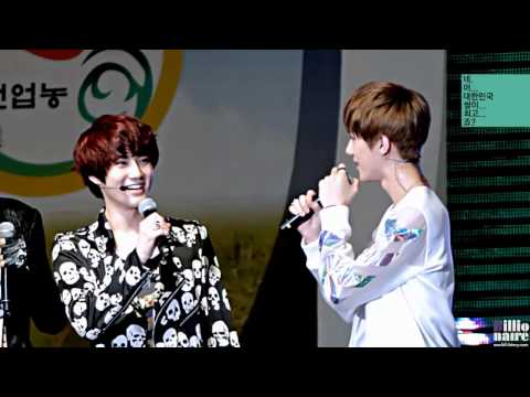EXO 'SEHUN' / 충주 전업농 전국회원대회 멘트 - 20120823