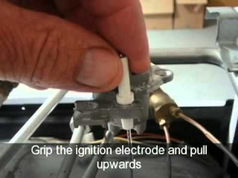 How to change an ignition electrode on a cookers hob ... electrical wiring parts 
