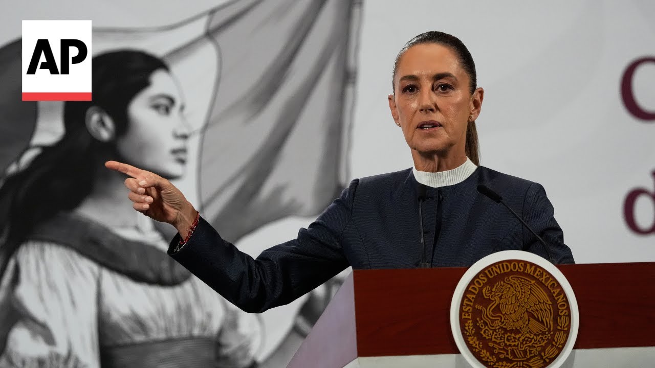 Mexico's Claudia Sheinbaum responds after street groping incident