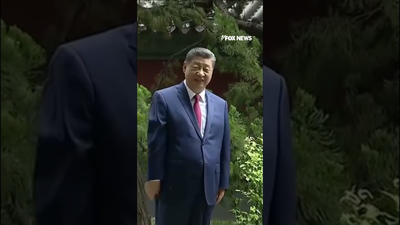 President Xi gave President Trump a private tour of the garden at Zhongnanhai #trump #shorts #xi