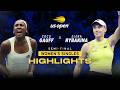 Coco Gauff vs Elena Rybakina | Semi-Final Match Highlights | #USOpen 2026