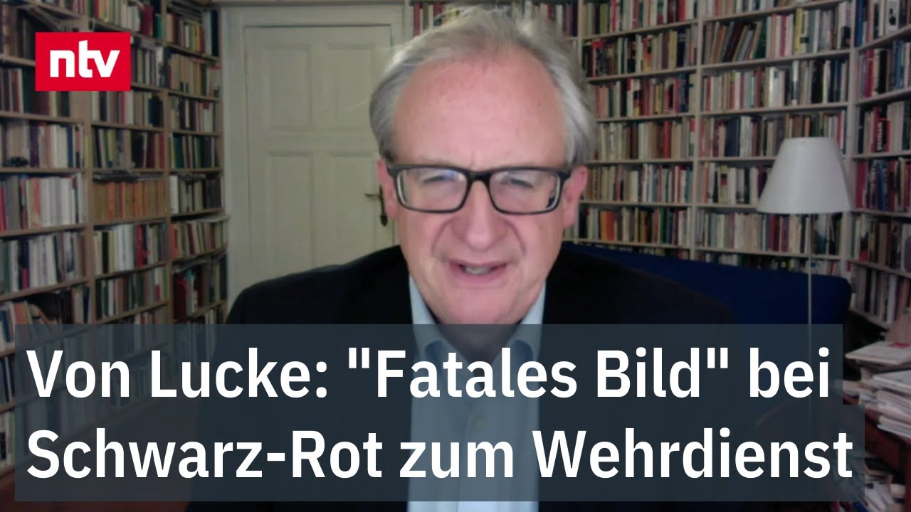 Von Lucke: "Fatales Bild bei" Schwarz-Rot - Geplatzte Wehrdienst-Einigung "erinnert an Ampel"