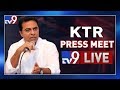 KTR Press Meet LIVE- Hyderabad