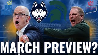 UConn Takes on Michigan State in EPIC Preseason Basketball Battle