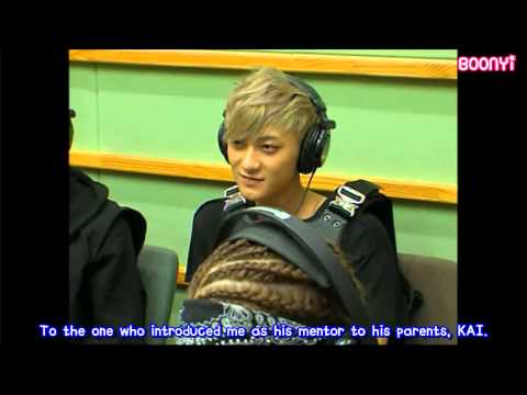 EXO - 130530 Kiss The Radio - Suho's letter to the members & fans (eng subbed)