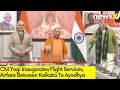 CM Yogi Inaugurates Flight Services | Airfare Between Kolkata To Ayodhya | NewsX