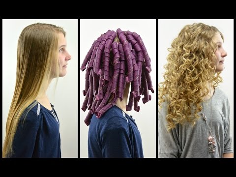 Permanent Waving With Curlformers On Long Fine Hair Step By Curlformers How To Use Them Sinhairland