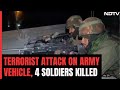 Poonch Terror Attack: 4 Soldiers Killed In Action After Army Truck Ambushed By Terrorists In J&K