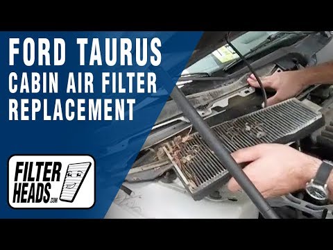 Replace cabin air filter 2003 ford taurus #7