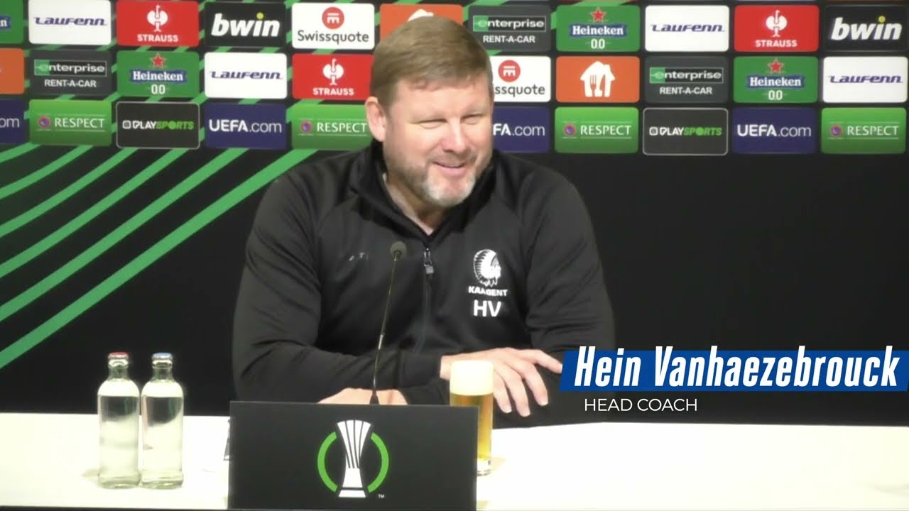 Persconferentie na KAA Gent - Molde