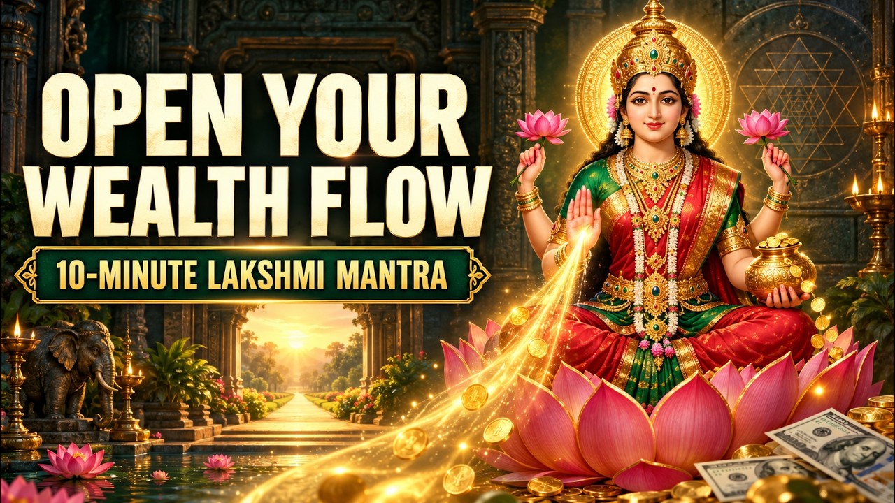ACTIVATE WEALTH FLOW IN 10 MINUTES : LAKSHMI GURU MANTRA: 432Hz Vedic Choir : 100% INSTANT RESULTS