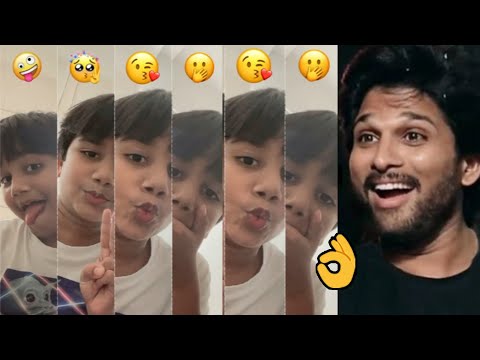 Allu Arjun's son Allu Ayaan's latest cute moments Allu Arjun's son Allu Ayaan's latest cute moments
