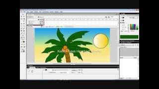 Tutorial Menggambar Animasi Pemandangan Pantai 