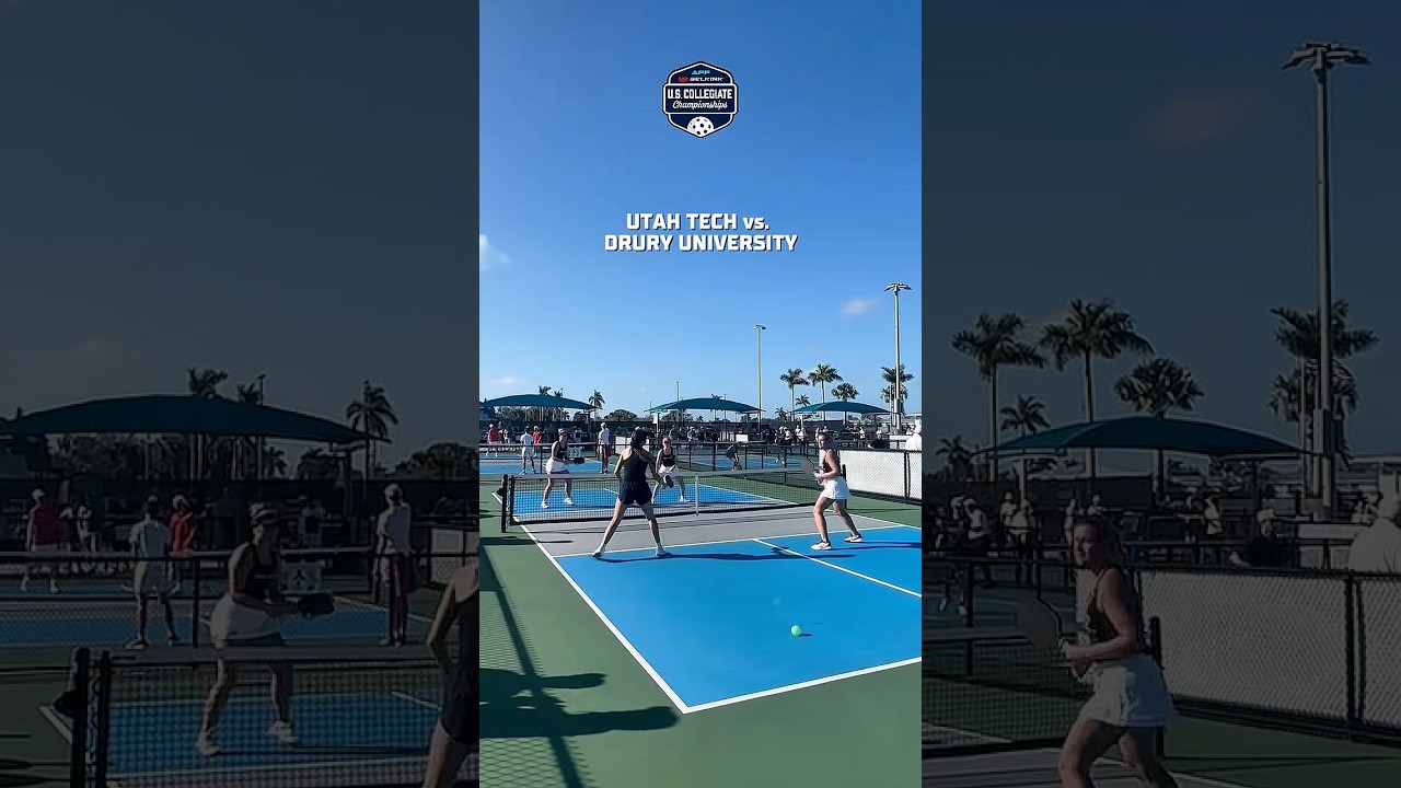 Battle in Women’s Doubles at the APP Selkirk U.S. Collegiate Championships
