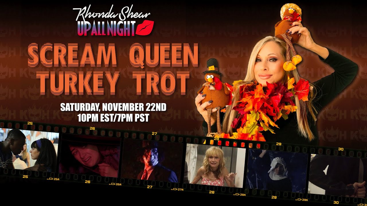 Rhonda Shear's Up All Night: Scream Queen Turkey Trot | THANKSGIVING SPECIAL PROMO