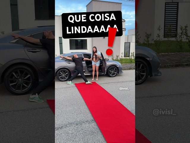 ABRI A PORTA PRA ELA E OLHA NO QUE DEU! 😍😂