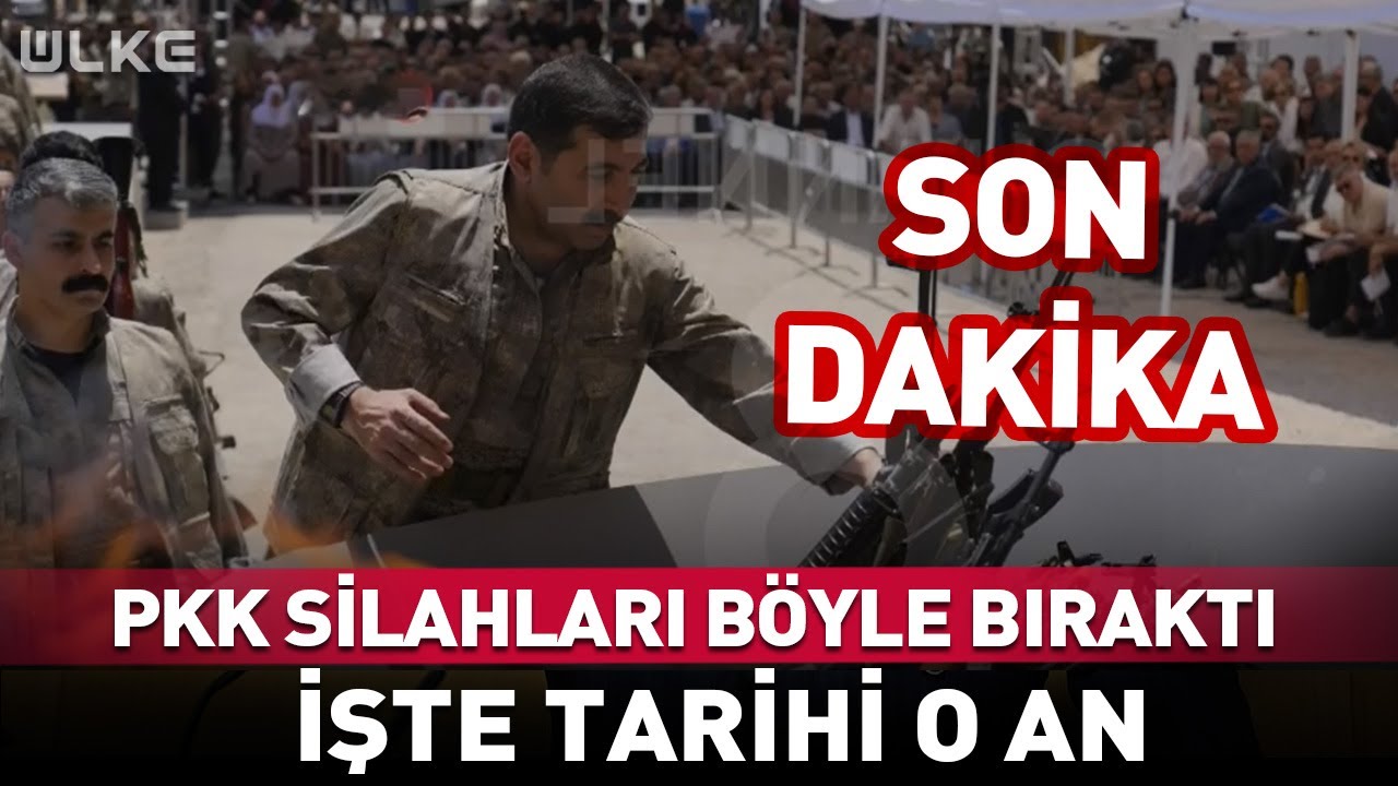Terörsüz Türkiye Sürecinde Tarihi An! Silahlar Böyle Yakıldı #Sondakika