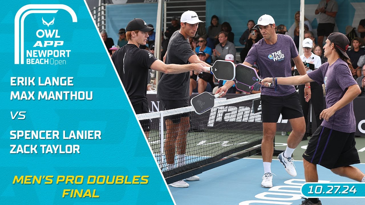 2024 The OWL APP Newport Beach Open I Lange/Manthou vs. Lanier/Taylor | Men's Doubles Final