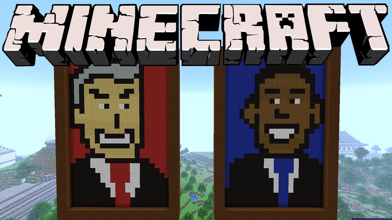 Us Presidents Playing Minecraft