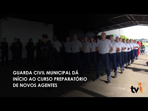 Vídeo: Guarda Civil Municipal dá início ao curso preparatório de novos agentes