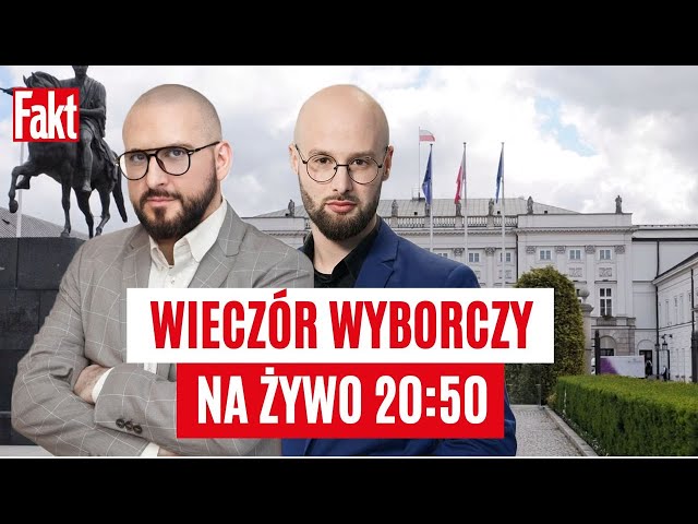 Wieczór wyborczy Faktu. Wybory prezydenckie 2025. NA ŻYWO godz. 20:50. Kto wygrał wybory? | FAKT