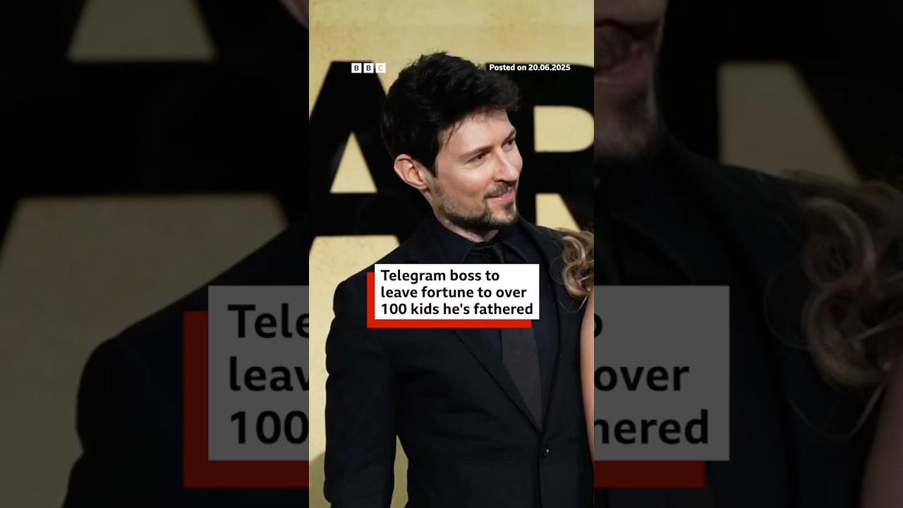 Pavel Durov said he started donating sperm 15 years ago “to help a friend”. #Telegram #BBCNews