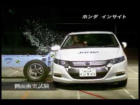 Video Crash Test Honda Insight 2009 óta