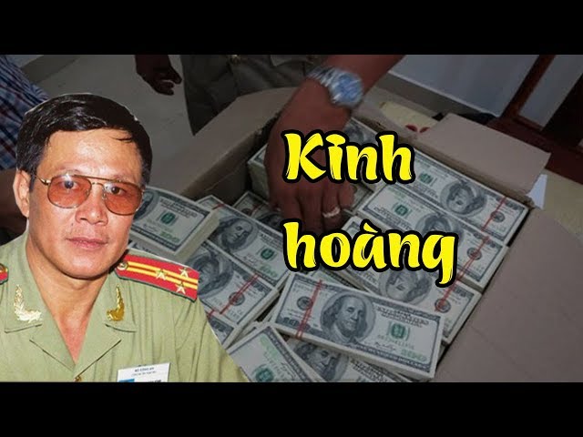 Huy động hàng chục xe tải chở 4 tấn tiền đô thu giữ được khi khám nhà của tướng Phan Văn Vĩnh