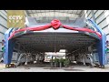 China's Transit Elevated Bus starts test run on road