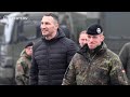 Mayor Klitschko inspects defense drills near Kyiv