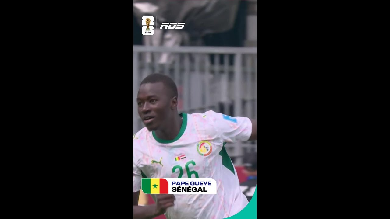 QUELLE FRAPPE DE PAPE GUEYE! 🚀 #fifaworldcuponyt