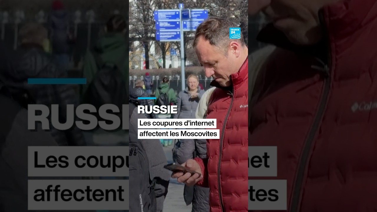 Russie : les coupures d'internet affectent les Moscovites • FRANCE 24