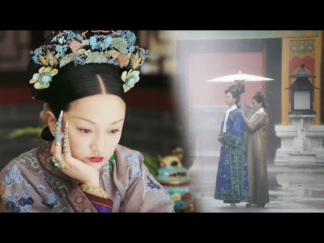 凌雲徹去世如懿憂傷至極，海蘭雨中求見，如懿連門都不讓她進！#周迅 #霍建華 #青櫻傳#中國電視劇