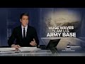 Extreme waves hit US Army base in the Marshall Islands - 01:51 min - News - Video