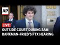 LIVE: Outside court during Sam Bankman-Fried’s sentencing for defrauding FTX investors