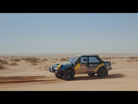 Ohnutý hřeben řízení na šutrech - Škodovkou na Dakar 2022