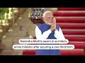 Indias Modi sworn in as prime minister for third term | REUTERS - 00:27 min - News - Video