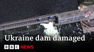 Russia has blown up major Ukrainian dam, says Kyiv – BBC News