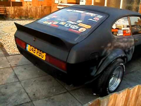 Matte black ford capri #5