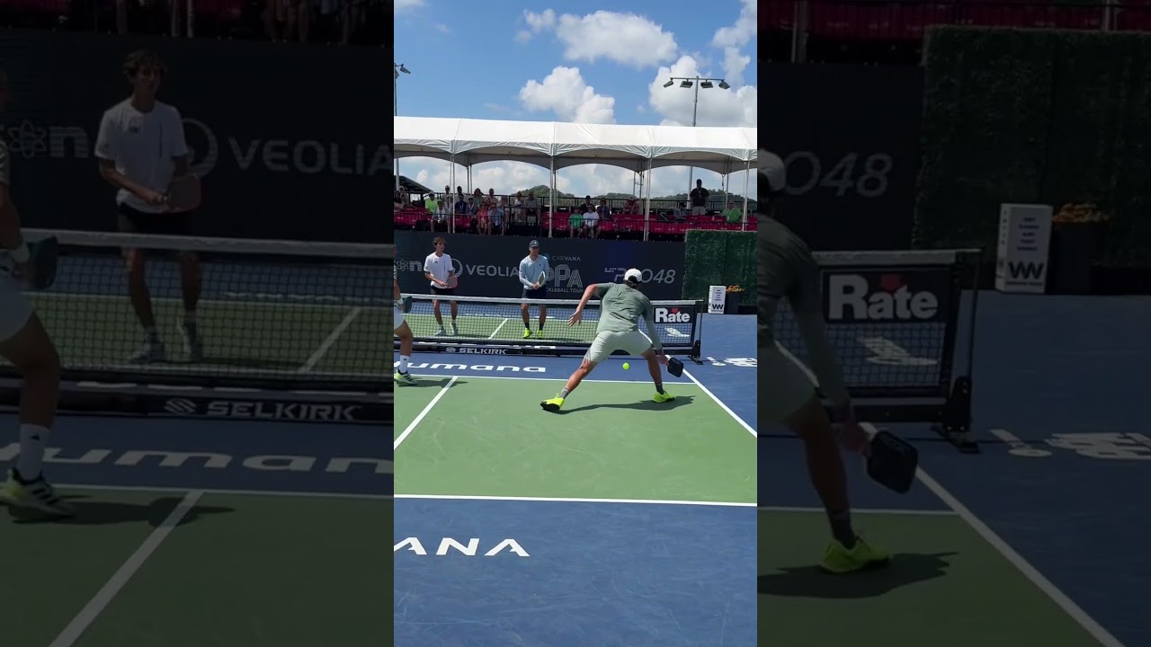 The pickleball pros make this game look so simple 😮‍💨