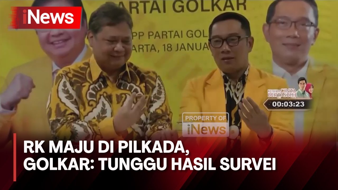 Golkar Belum Pastikan usung RK di Jakarta atau Jabar - iNews Prime